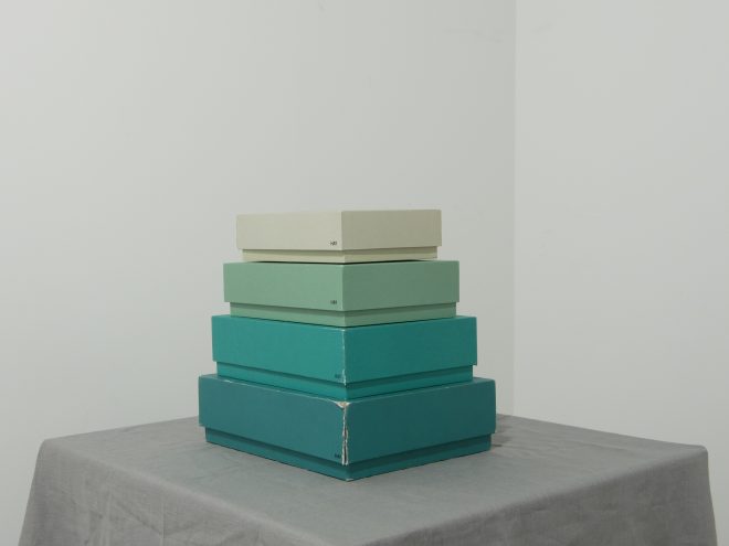 HAYスタッキングボックス グリーン | ポリゴン polygon | 撮影 展示会